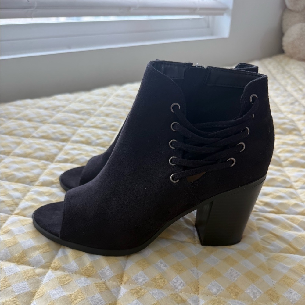 Black Ankle Boots Size 8